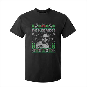 The Dude Abides Christmas Bowling T Shirt For Kid Funny Bowling Movie TS11 Black Print Your Wear