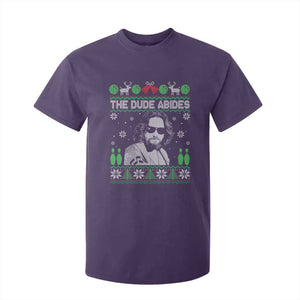 The Dude Abides Christmas Bowling T Shirt For Kid Funny Bowling Movie TS11 Purple Print Your Wear