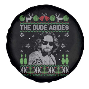 The Dude Abides Christmas Bowling Spare Tire Cover Funny Bowling Movie TS11 Print Your Wear