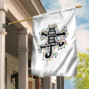 Christmas Movie Fried Pussy Cat Garden Flag If That Thing Had 9 Lives She Just Spent Them All TS11 Print Your Wear