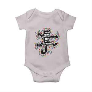 Christmas Movie Fried Pussy Cat Baby Onesie If That Thing Had 9 Lives She Just Spent Them All TS11 Ice Gray Print Your Wear