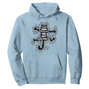 Christmas Movie Fried Pussy Cat Hoodie If That Thing Had 9 Lives She Just Spent Them All TS11 Light Blue Print Your Wear