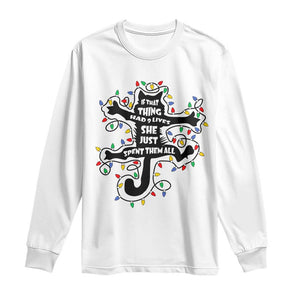 Christmas Movie Fried Pussy Cat Long Sleeve Shirt If That Thing Had 9 Lives She Just Spent Them All TS11 White Print Your Wear