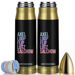 Figure Skating Lovers Bullet Tumbler Funny Axel Loop Flip Lutz Salchow TS11 Black Print Your Wear