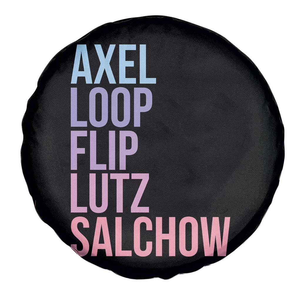 Figure Skating Lovers Spare Tire Cover Funny Axel Loop Flip Lutz Salchow TS11 Print Your Wear