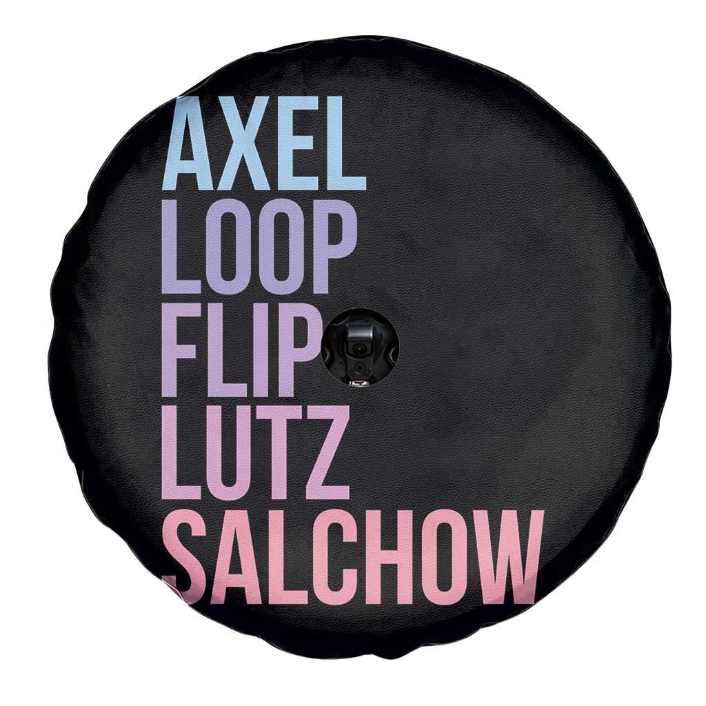 Figure Skating Lovers Spare Tire Cover Funny Axel Loop Flip Lutz Salchow TS11 Print Your Wear