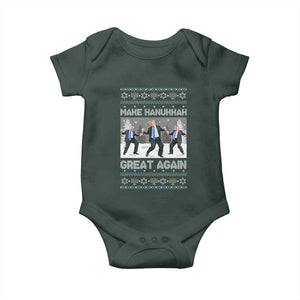 Funny Make Hanukkah Great Again Trump Baby Onesie Menorah David Stars TS11 Print Your Wear