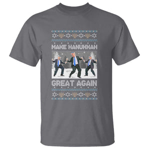 Funny Make Hanukkah Great Again Trump T Shirt Menorah David Stars TS11 Charcoal Print Your Wear