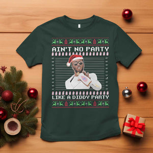 Funny Ain't No Party Like A Diddy Party T Shirt Christmas Dirty Santa Diddy TS11 Dark Forest Green Print Your Wear