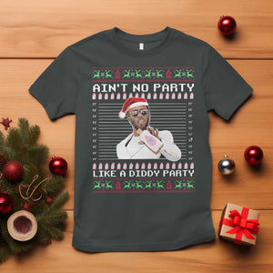 Funny Ain't No Party Like A Diddy Party T Shirt Christmas Dirty Santa Diddy TS11 Dark Heather Print Your Wear