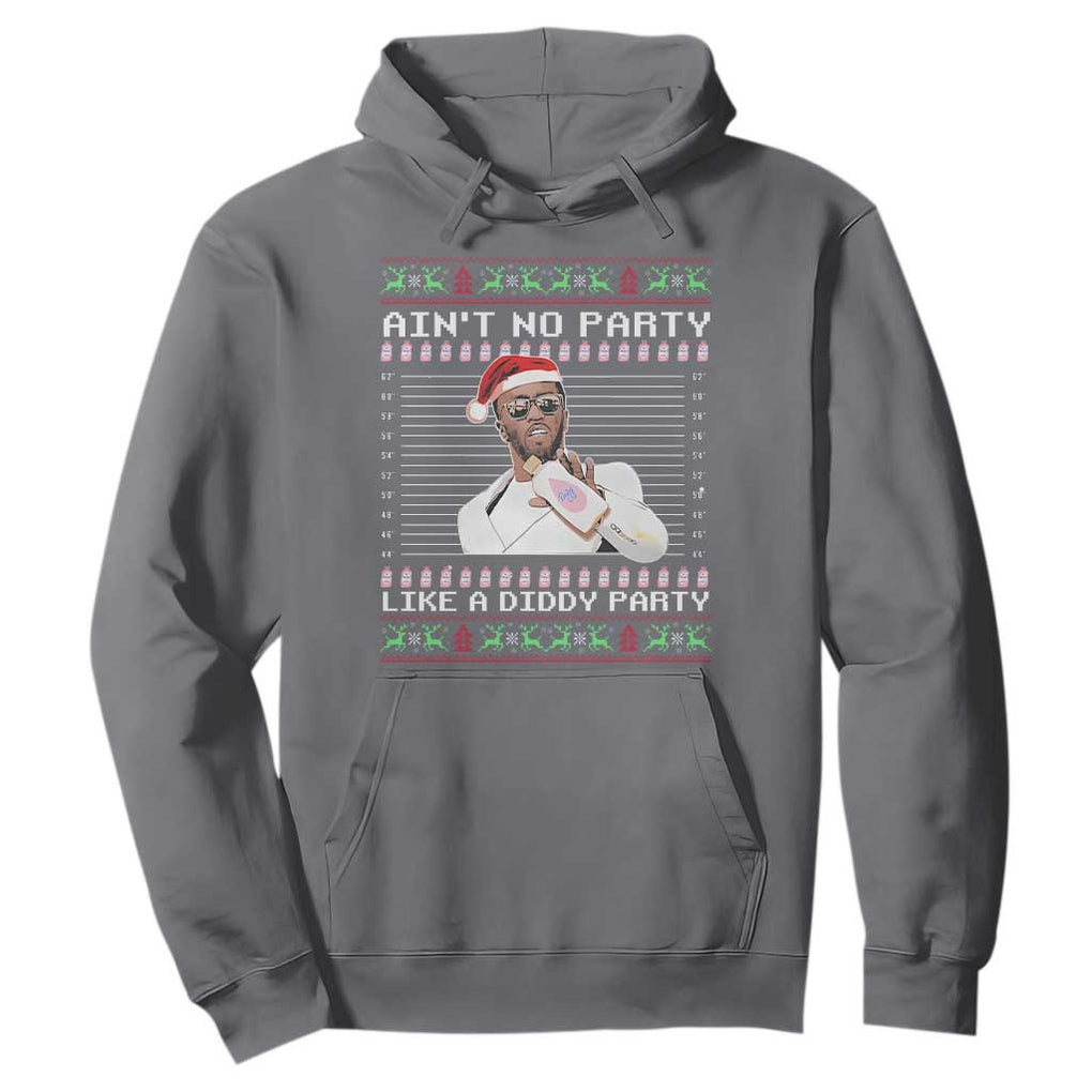 Funny Ain't No Party Like A Diddy Party Hoodie Christmas Dirty Santa Diddy TS11 Charcoal Print Your Wear