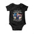 47th President Donald Trump Inauguration Day 2025 Baby Onesie United States Capitol American Flag Memorabilia TS11 Black Print Your Wear