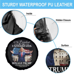 47th President Donald Trump Inauguration Day 2025 Spare Tire Cover United States Capitol American Flag Memorabilia TS11 Print Your Wear