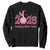 Funny Howdy 2025 Happy New Year Sweatshirt Cowgirl New Year's Eve Party Disco Ball TS11 Black Print Your Wear