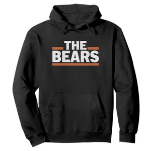 Funny Bears Lover Hoodie Orange Stripes Grizzly Animal TS11 Black Print Your Wear