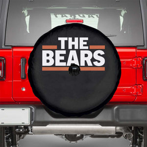 Funny Bears Lover Spare Tire Cover Orange Stripes Grizzly Animal TS11 Black Print Your Wear
