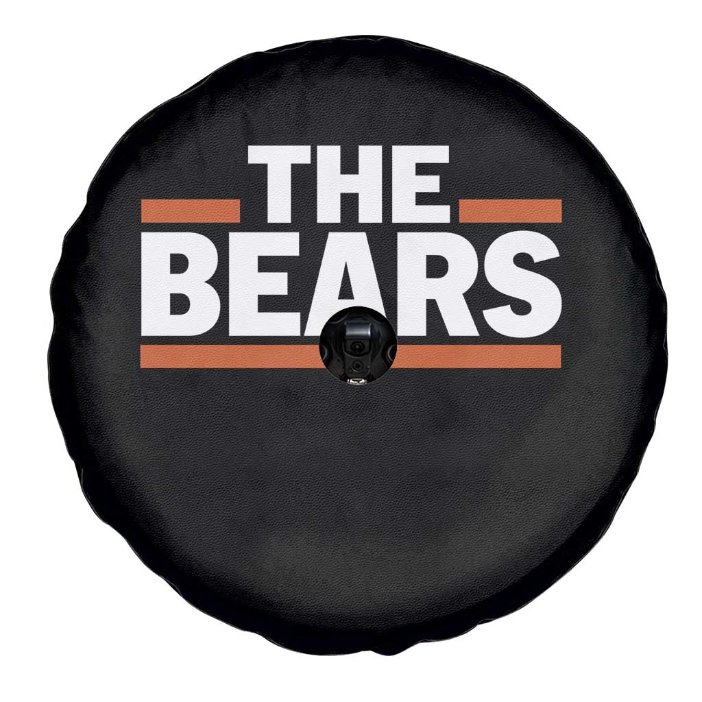 Funny Bears Lover Spare Tire Cover Orange Stripes Grizzly Animal TS11 Print Your Wear