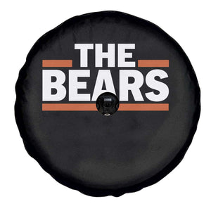 Funny Bears Lover Spare Tire Cover Orange Stripes Grizzly Animal TS11 Print Your Wear