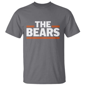 Funny Bears Lover T Shirt Orange Stripes Grizzly Animal TS11 Charcoal Print Your Wear