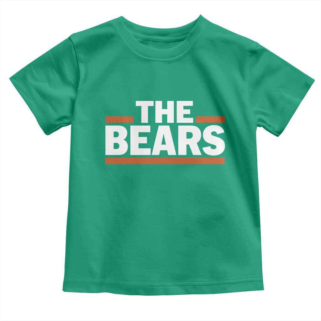 Funny Bears Lover Toddler T Shirt Orange Stripes Grizzly Animal TS11 Irish Green Print Your Wear