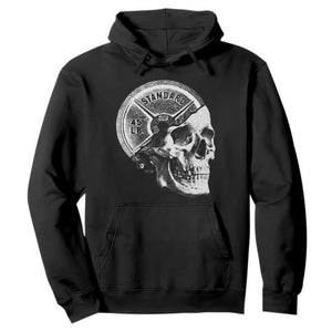 Skull 45 lbs Plate Weight Lifting Gym Workout Hoodie TS11 Black Print Your Wear