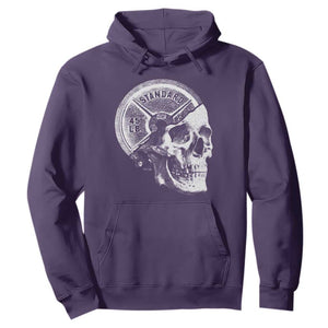 Skull 45 lbs Plate Weight Lifting Gym Workout Hoodie TS11 Purple Print Your Wear