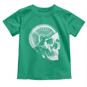 Skull 45 lbs Plate Weight Lifting Gym Workout Toddler T Shirt TS11 Irish Green Print Your Wear