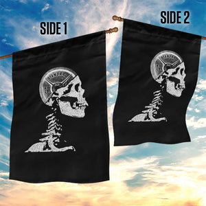 Funny Skeleton 45 lbs Plate Weight Lifting Gym Working Out Garden Flag TS11 Print Your Wear