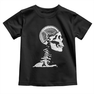 Funny Skeleton 45 lbs Plate Weight Lifting Gym Working Out Toddler T Shirt TS11 Black Print Your Wear