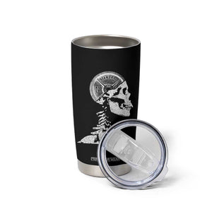 Funny Skeleton 45 lbs Plate Weight Lifting Gym Working Out Tumbler Cup TS11 Print Your Wear