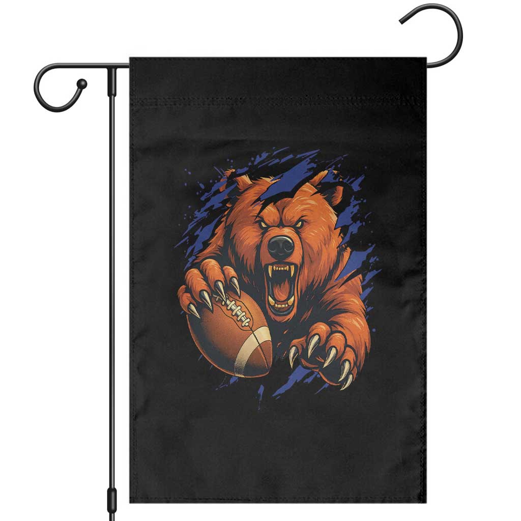 Funny CFB Game Day Garden Flag Football Lover TS11 Black Print Your Wear