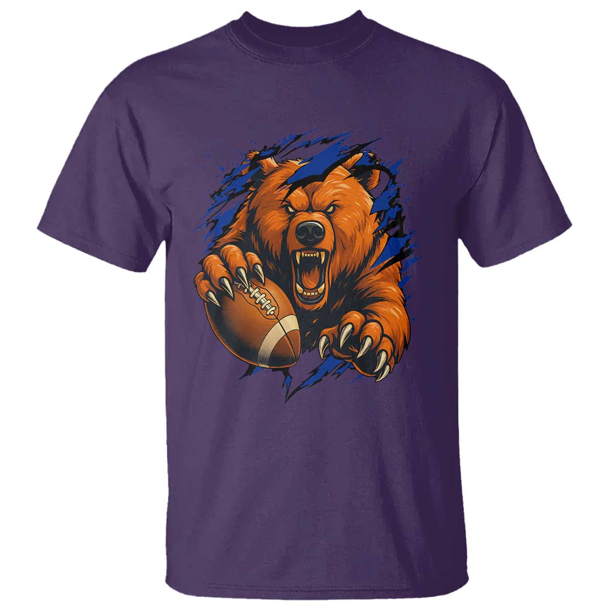 Funny CFB Game Day T Shirt Football Lover TS11 Purple Print Your Wear