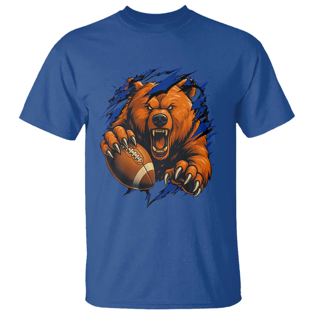 Funny CFB Game Day T Shirt Football Lover TS11 Royal Blue Print Your Wear