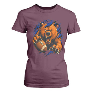 Funny CFB Game Day T Shirt For Women Football Lover TS11 Maroon Print Your Wear