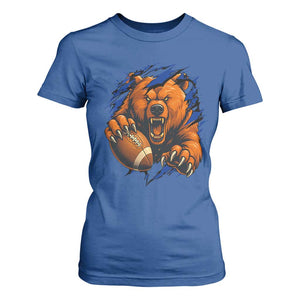 Funny CFB Game Day T Shirt For Women Football Lover TS11 Royal Blue Print Your Wear