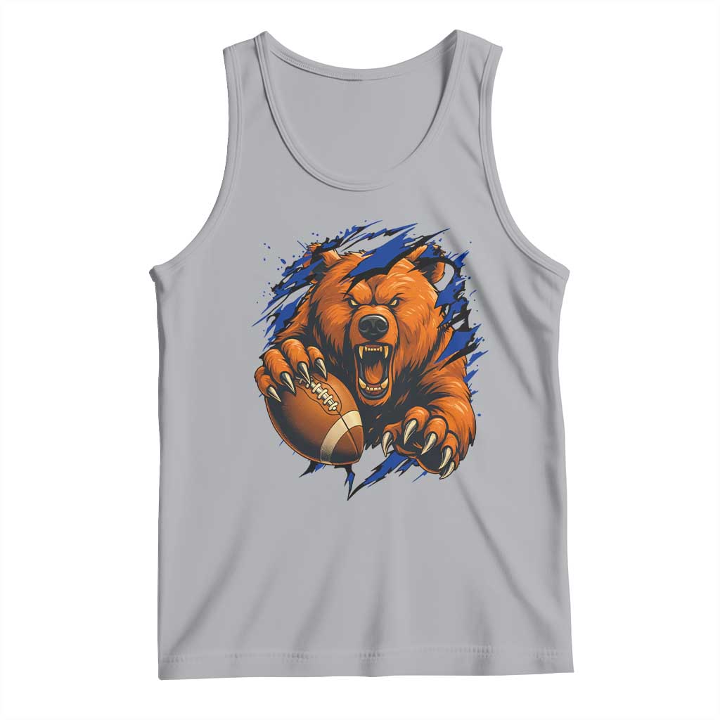 Funny CFB Game Day Tank Top Football Lover TS11 Athletic Heather Print Your Wear