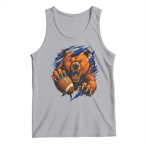 Funny CFB Game Day Tank Top Football Lover TS11 Athletic Heather Print Your Wear