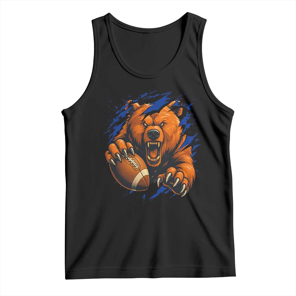 Funny CFB Game Day Tank Top Football Lover TS11 Black Print Your Wear