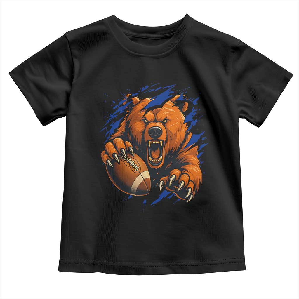 Funny CFB Game Day Toddler T Shirt Football Lover TS11 Black Print Your Wear