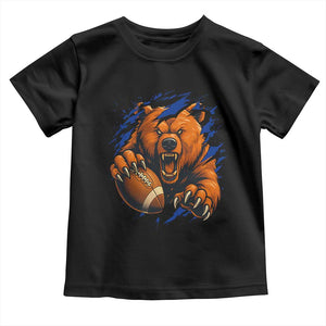 Funny CFB Game Day Toddler T Shirt Football Lover TS11 Black Print Your Wear