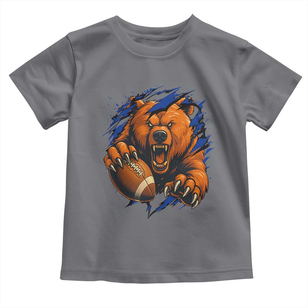 Funny CFB Game Day Toddler T Shirt Football Lover TS11 Charcoal Print Your Wear