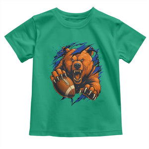 Funny CFB Game Day Toddler T Shirt Football Lover TS11 Irish Green Print Your Wear