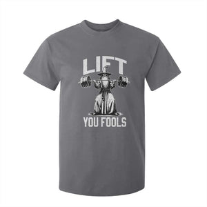 Funny Lift You Fools T Shirt For Kid Swole Wizard Weightlifting Bodybuilding Gym Fitness TS11 Charcoal Print Your Wear