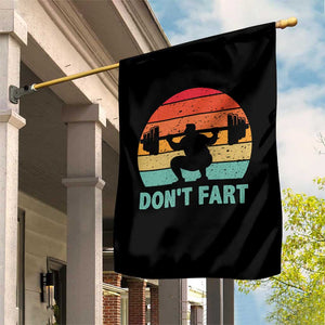 Dont Fart Fitness Gym Workout Weights Squat Humor Garden Flag TS11 Print Your Wear