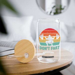 Dont Fart Fitness Gym Workout Weights Squat Humor Glass Can TS11 Print Your Wear