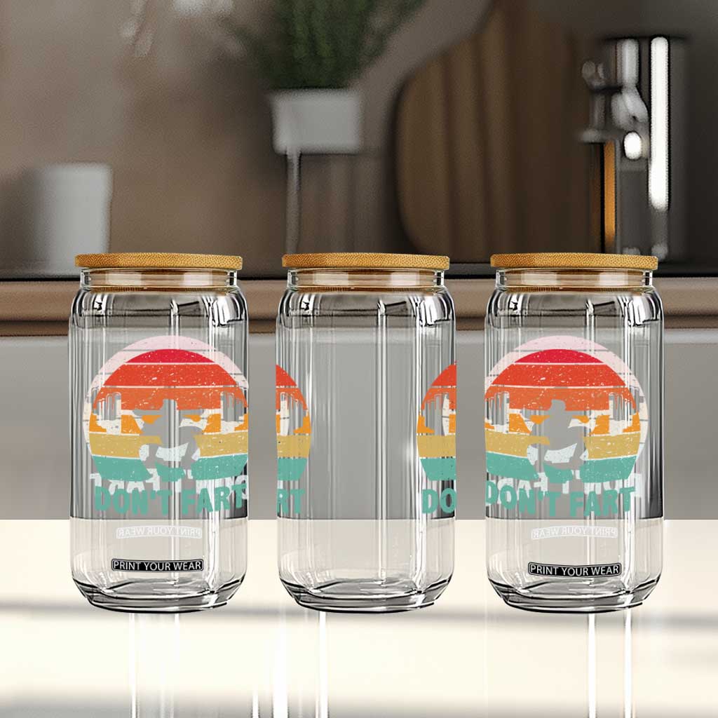 Dont Fart Fitness Gym Workout Weights Squat Humor Glass Can TS11 Print Your Wear