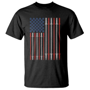 Fitness Gym Barbell Powerlifting Patriotic American Flag T Shirt TS11 Black Print Your Wear