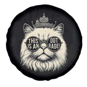 Dungeon Cat This Is An Outrage Spare Tire Cover Funny Princess Kitten TS11 Print Your Wear