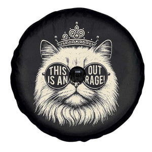 Dungeon Cat This Is An Outrage Spare Tire Cover Funny Princess Kitten TS11 Print Your Wear