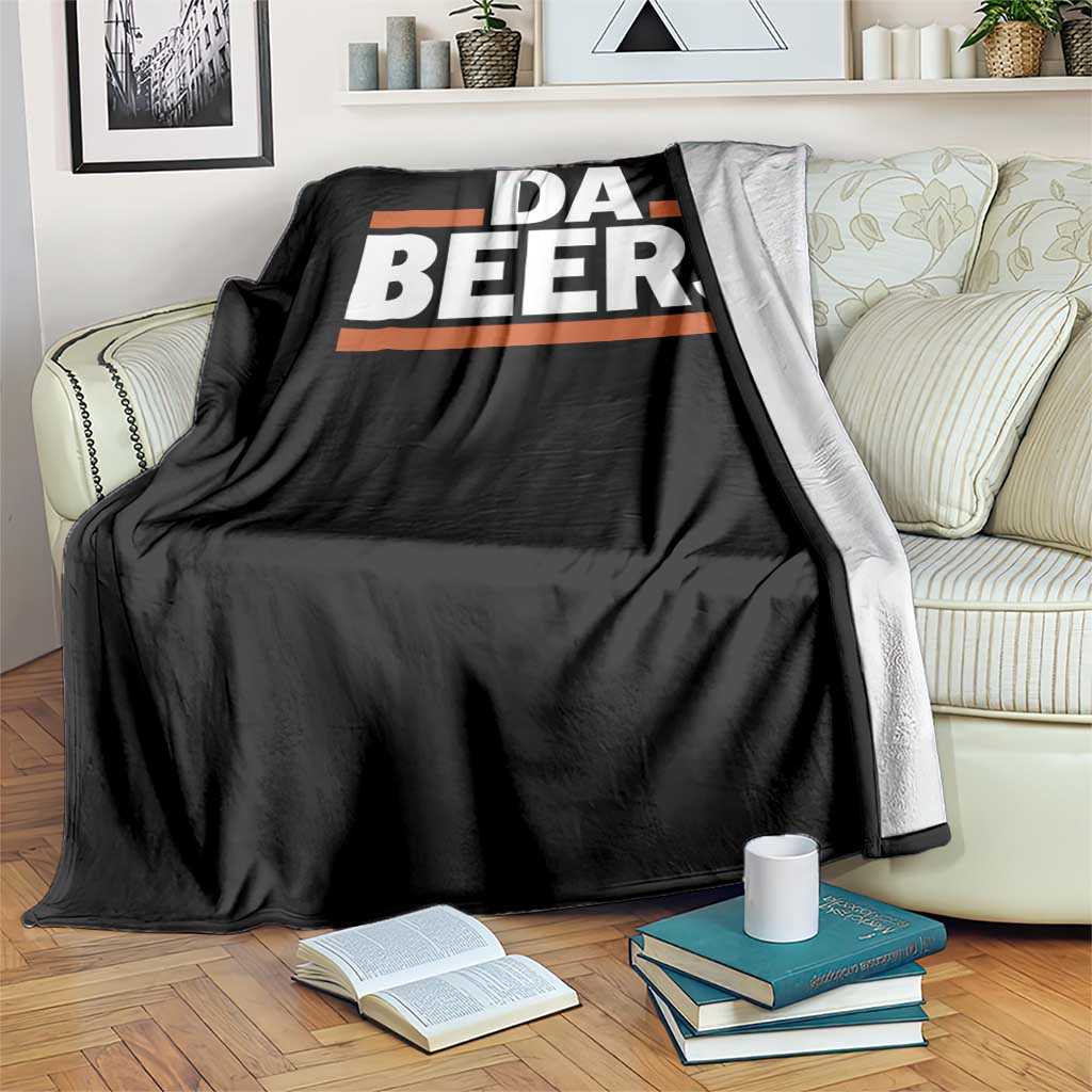 Funny Chicago Beer Lover Throw Blanket Beer Day Drinking Party TS11 Print Your Wear